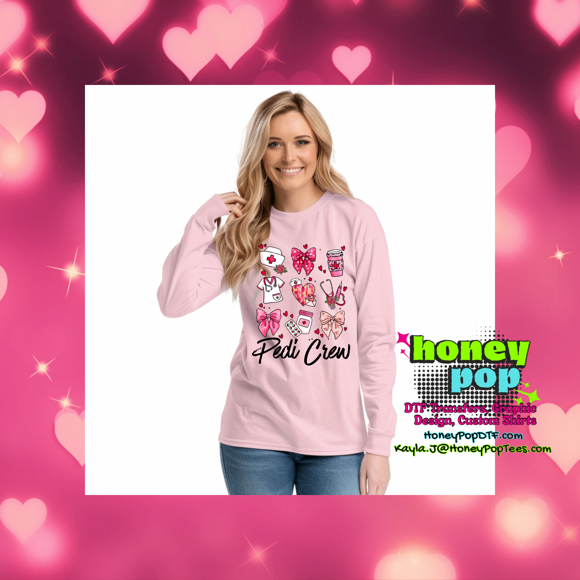 Pedi Crew Valentine's Shirt